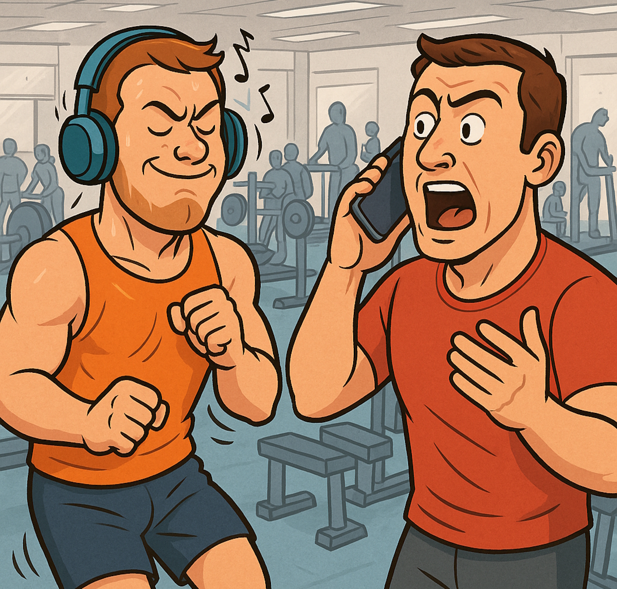 Don't Be That Guy at the Gym, Part 2: The Viber and The Talker